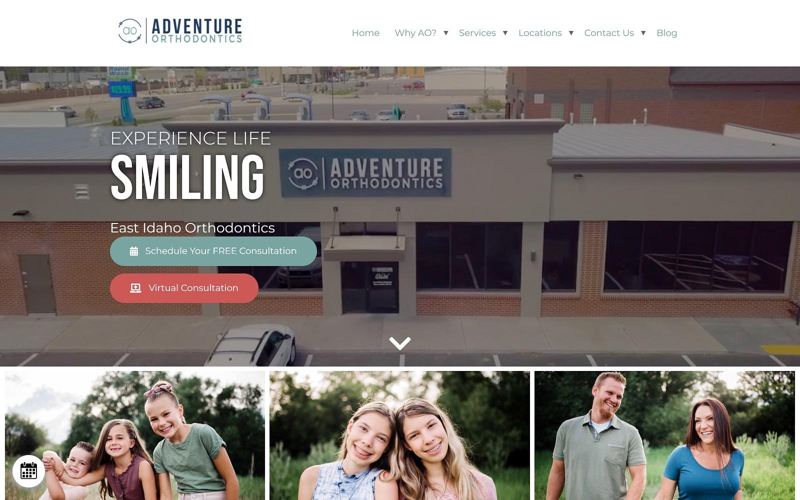 Practice website screenshot