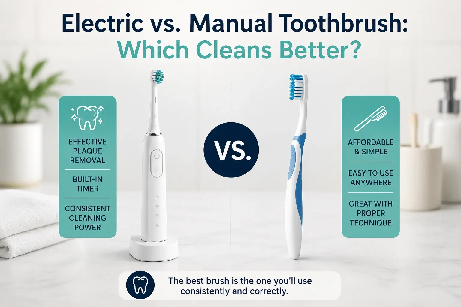 Electric vs. Manual Toothbrush: Which Cleans Better?